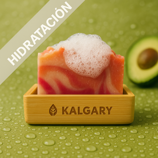 Jabón artesanal de aguacate | Hidratación & Vitamina E