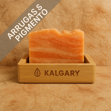 Jabón de Argán & Oliva Artesanal | Reduce Arrugas & Pigmento - Kalgary Soap