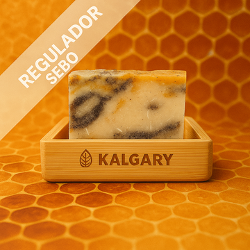 Jabón de Miel Artesanal | Regulador de Sebo - Kalgary Soap