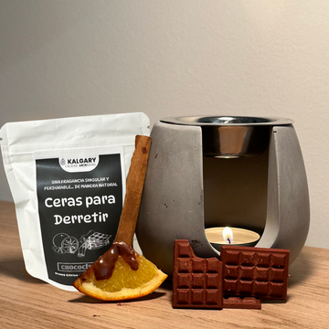 Chococítrico - Ceras para Derretir [Bolsa 50 gr.] - Kalgary Soap