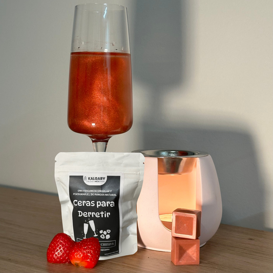 Fresas con Chispa - Ceras para Derretir [Bolsa 50 gr.] - Kalgary Soap