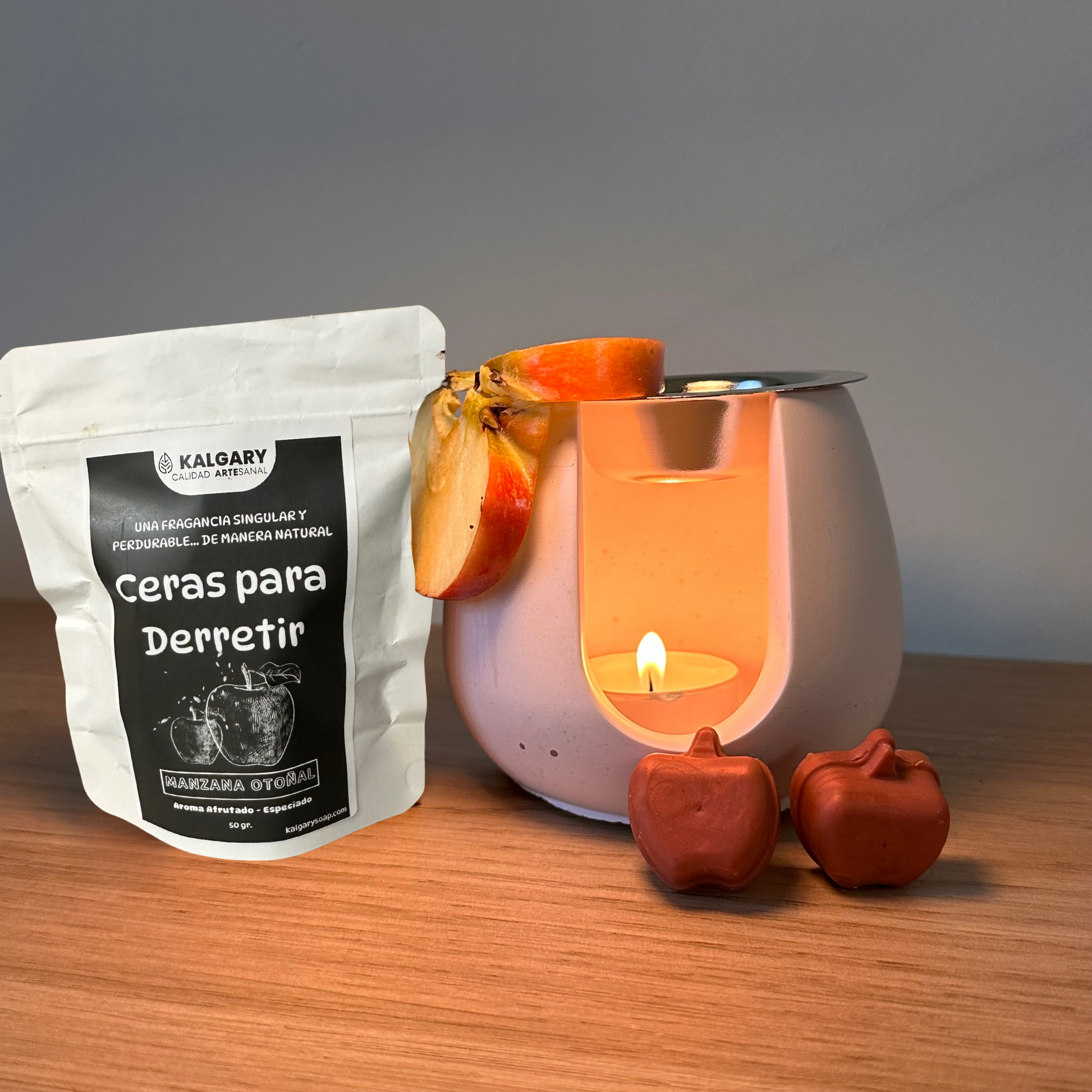 Manzana Otoñal - Ceras para Derretir [Bolsa 50 gr.] - Kalgary Soap