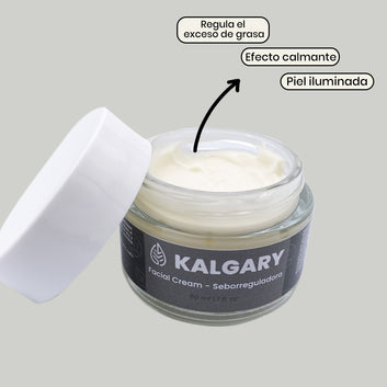 Crema Orgánica para la Cara | Seborreguladora | Piel Grasa